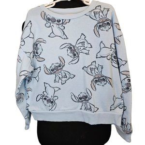 Kids Disney Lilo and Stitch sweater sweatshirt Blue Size girls size 10/12